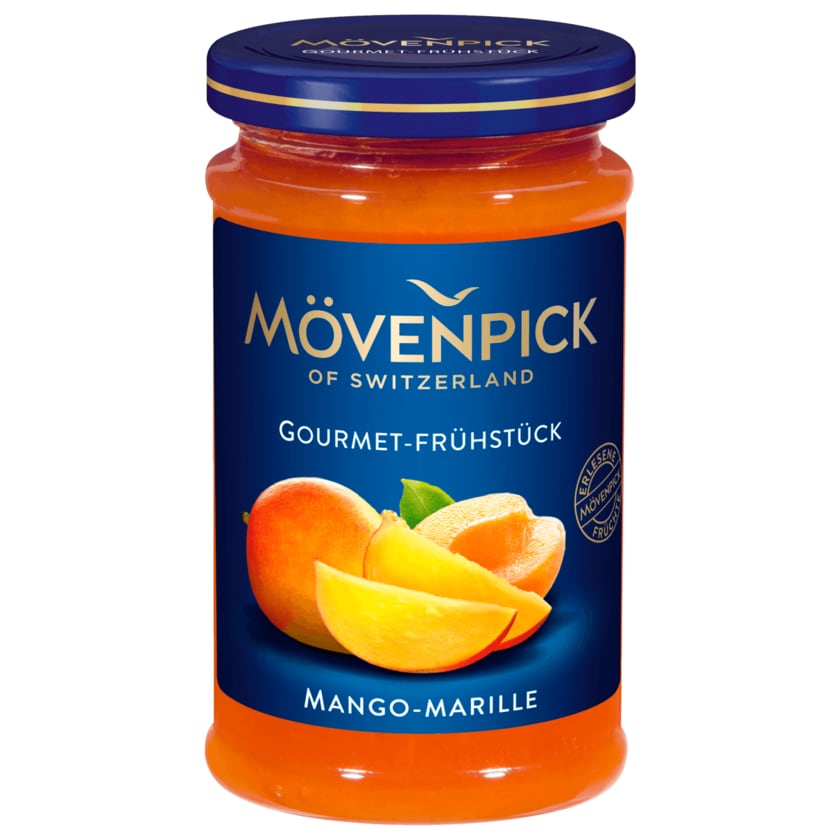 Mövenpick Gourmet-Frühstück Mango-Marille Fruchtaufstrich 250g